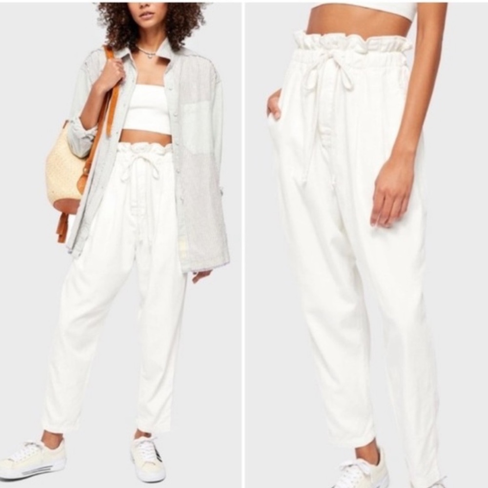 Free People Margate Pleated Trouser Pant Size XS